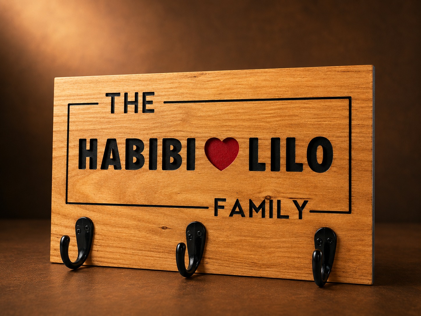 Custom Habibi Lilo family key holder