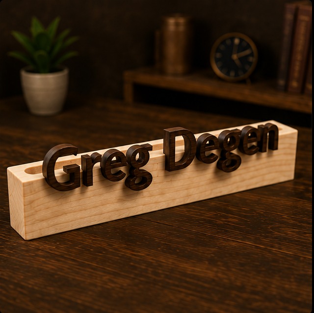 Personalized pen holder